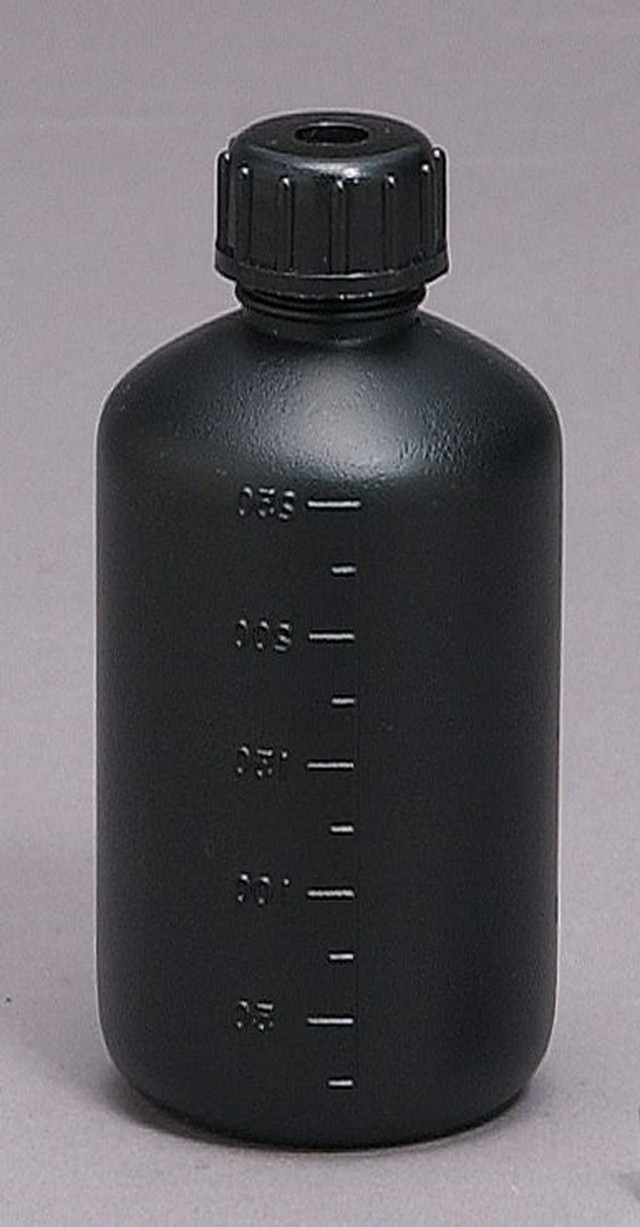 #0114BK　細口黒色瓶250ml【返品不可】 【代引き不可】